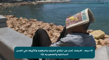 41 درجة.. الأرصاد تحذر من ارتفاع الحرارة والرطوبة وتأثيرها على المدن الساحلية والصعيدية غدًا